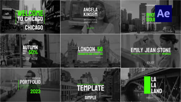 Clean Big Titles - VideoHive 47535115