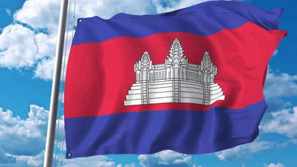 Waving Flag of Cambodia - VideoHive 24631847