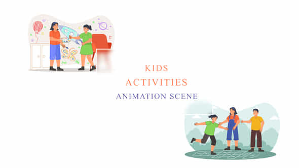 Kids Activity Animation - VideoHive 43066488