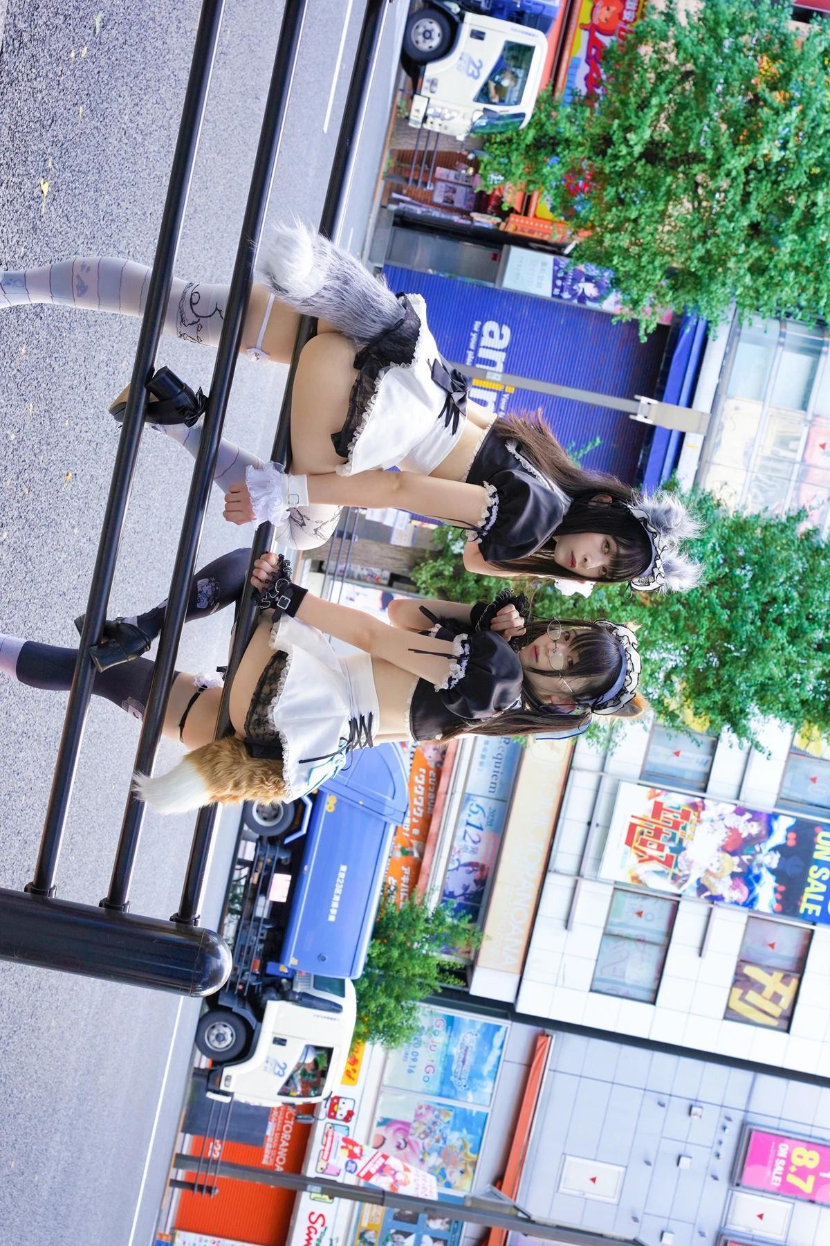 Sui Utatane うたたね翠, Mizuna Shione 水那しおね, 写真集 「野生のメイドがあらわれた！」 Set.02(10)