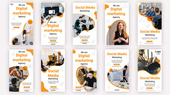 Digital Marketing Agency Instagram Story - VideoHive 36706133