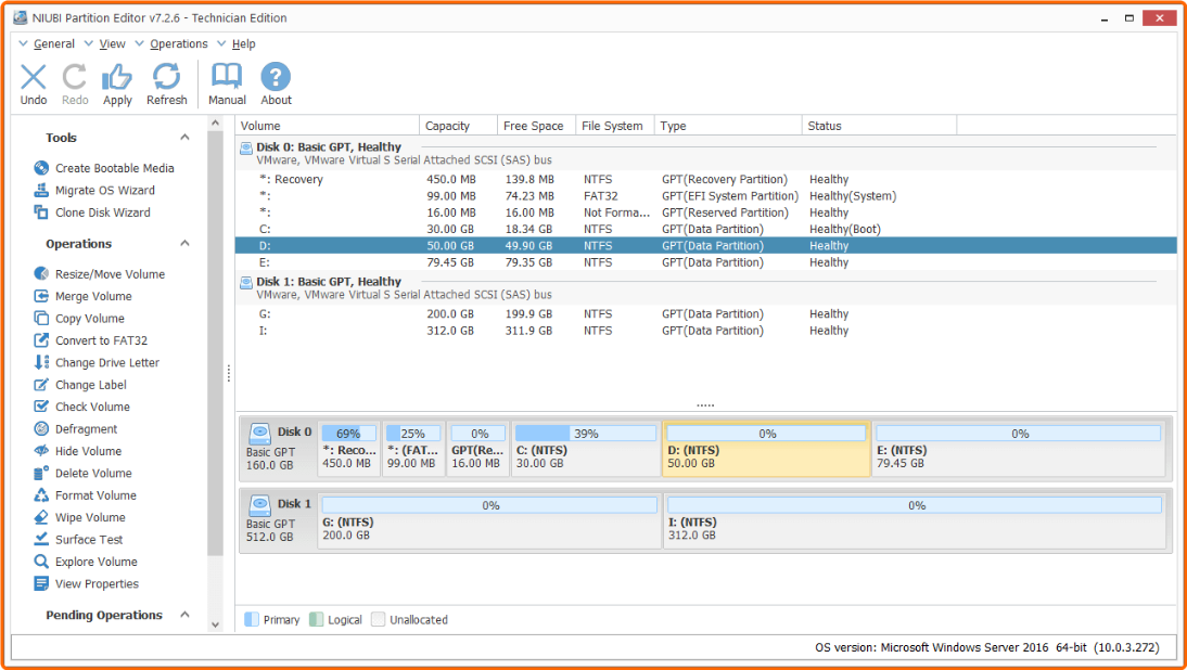 NIUBI Partition Editor V10.1.0 Technician Edition WinPE