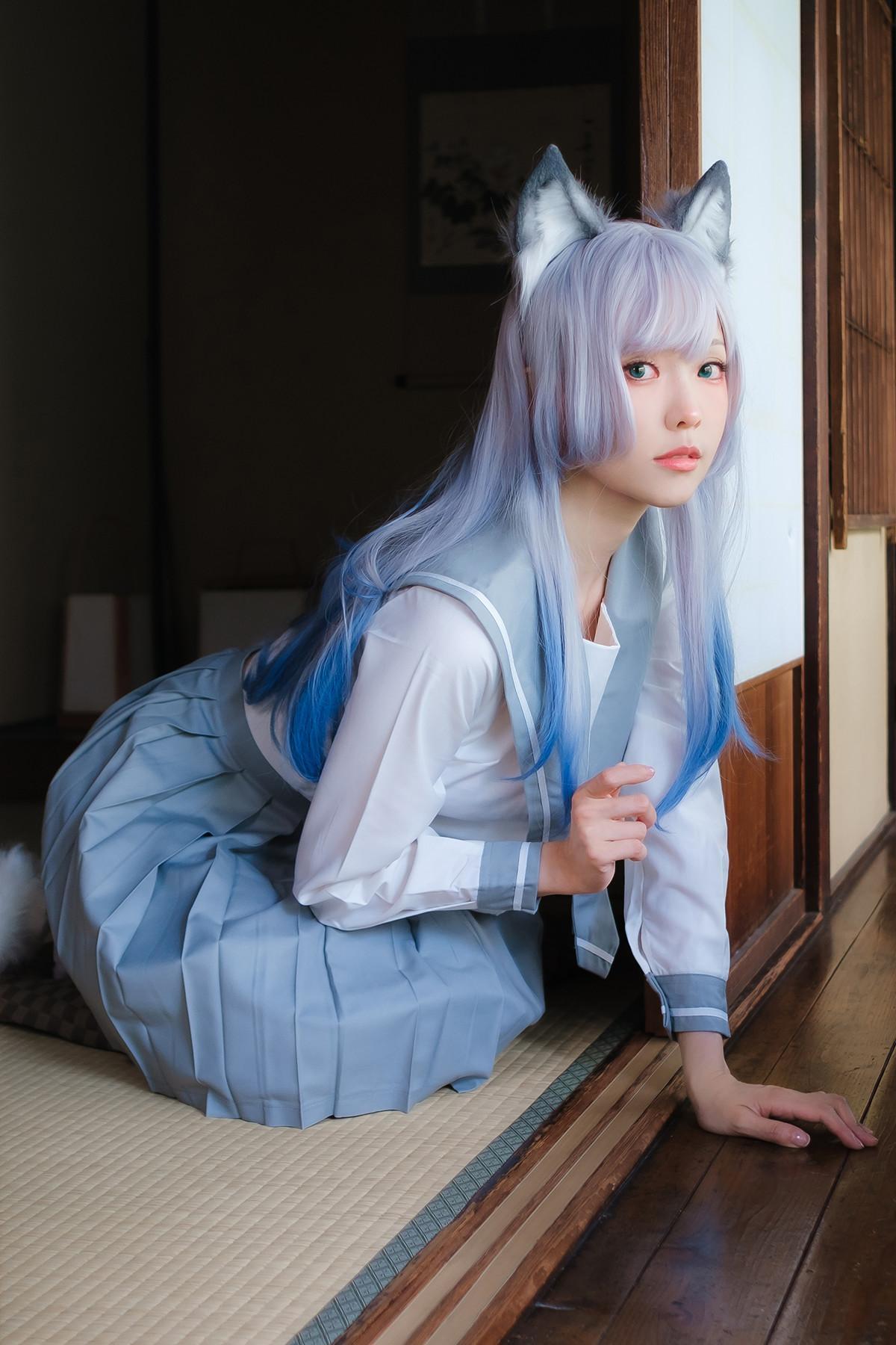 Cosplay ElyEE子 Veranda White Cat緣廊白貓(5)