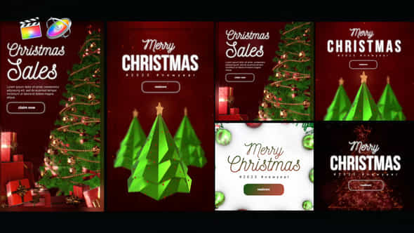 Christmas Posts and - VideoHive 41960056