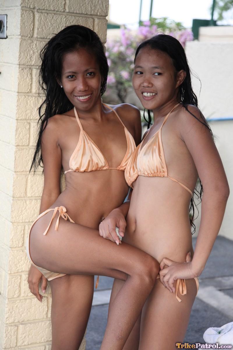 Beautiful Filipinas Jeremay & Mayka sharing a fat boner in a POV 3some(12)