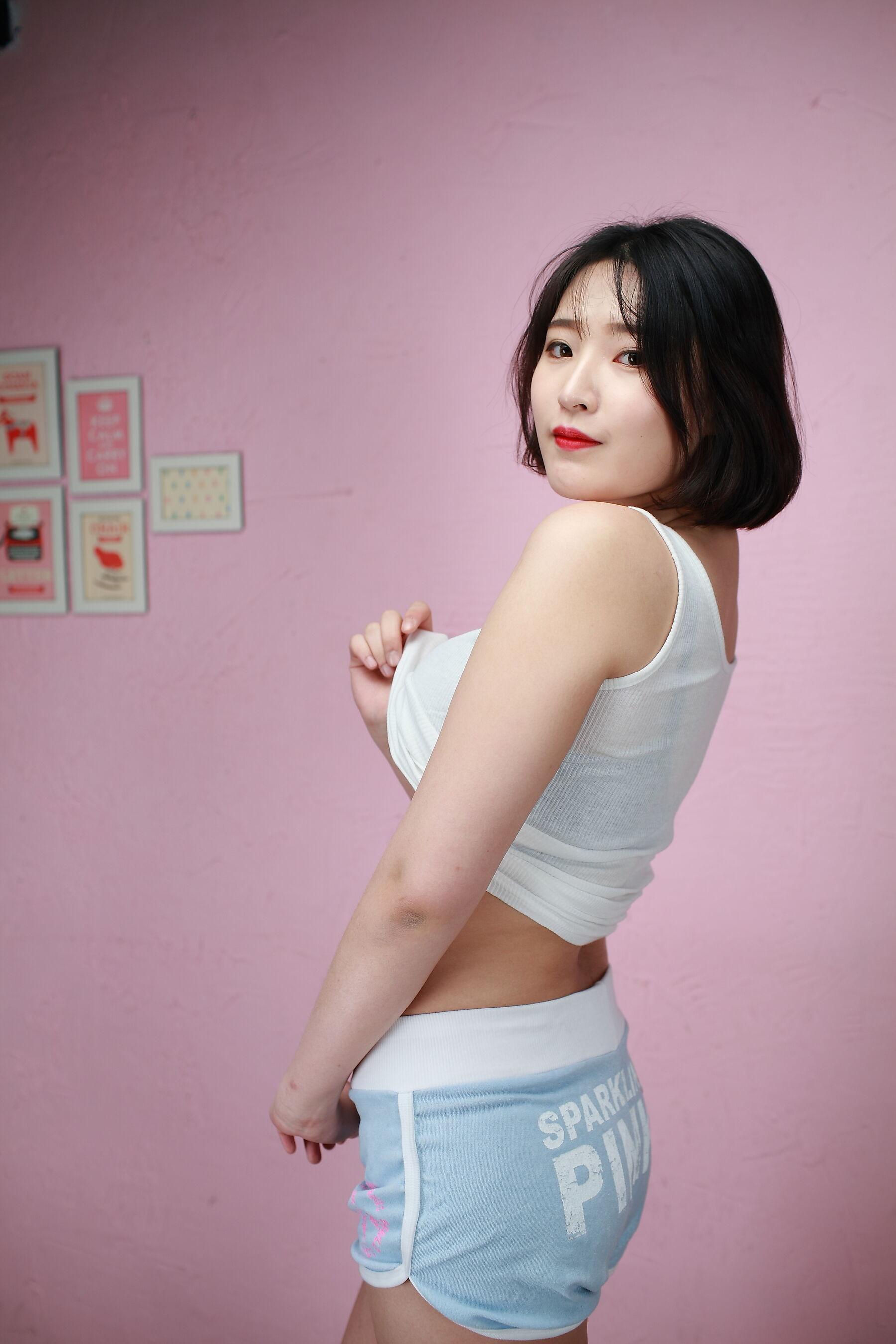 韩模人体 韩模尤娜（유나）人体私拍套图(143)