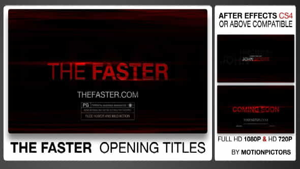 The Faster - VideoHive 2498820