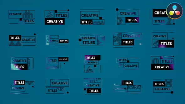Creative Modern Titles - VideoHive 43040791