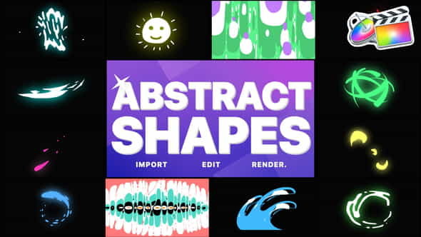 Abstract Liquid Shapes | FCPX - VideoHive 28961375