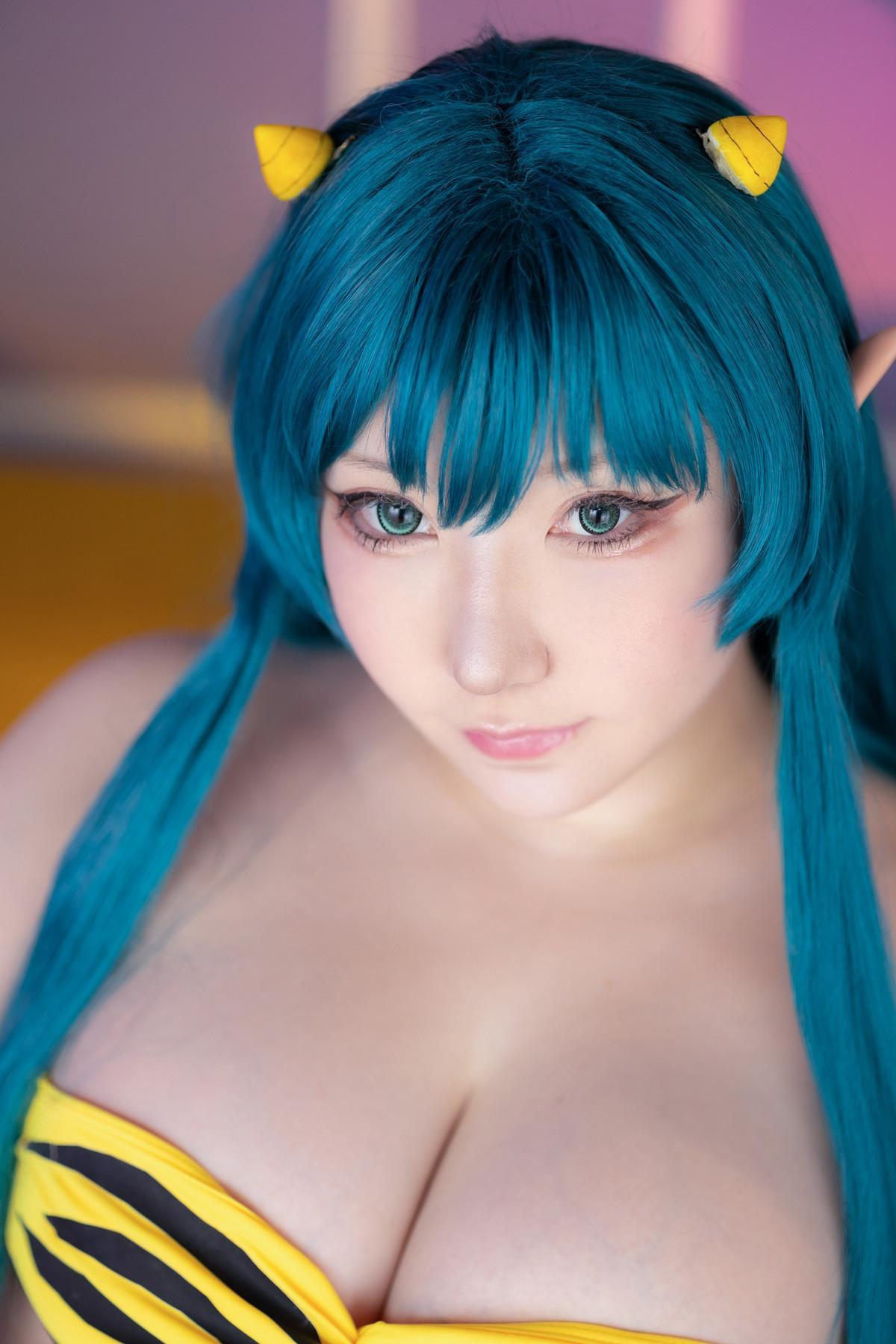 Cosplay SAKUサク Lum ラム うる星やつら Set.01(19)