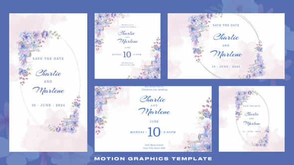 Wedding Invitation Intro Mogrt - VideoHive 51707826
