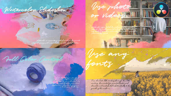 Watercolor Ink Slideshow - VideoHive 45191031