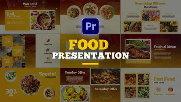 Food Presentation Slideshow for Premiere - VideoHive 33745020
