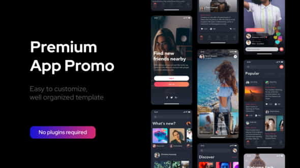 Premium Clean App Promo - VideoHive 32258195