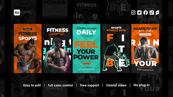 Fitness Trainer Instagram - VideoHive 46152804