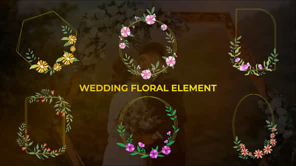 Wedding Colorful Floral - VideoHive 43899808