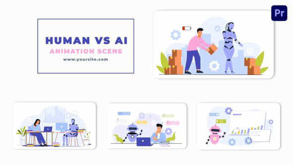 Vector Human Vs - VideoHive 47349358