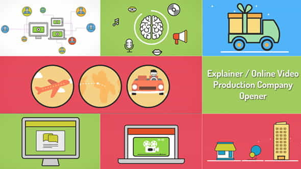 Explainer Video Production Opener - VideoHive 9237687