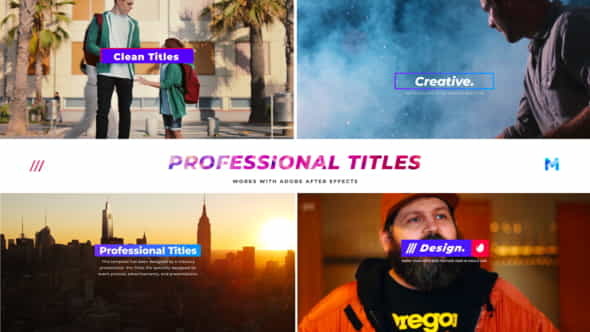 Professional Titles v2 - VideoHive 20387046