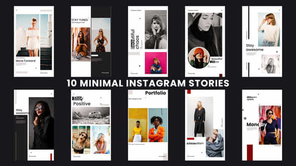 Minimal Instagram Stories - VideoHive 35954734