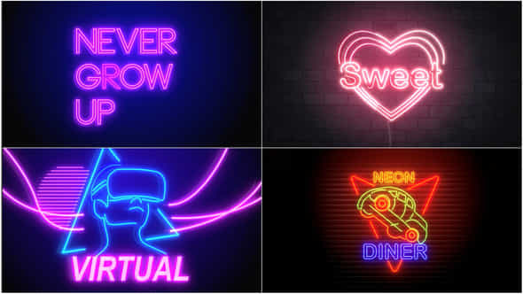 Neon Signs V4 - VideoHive 46508198