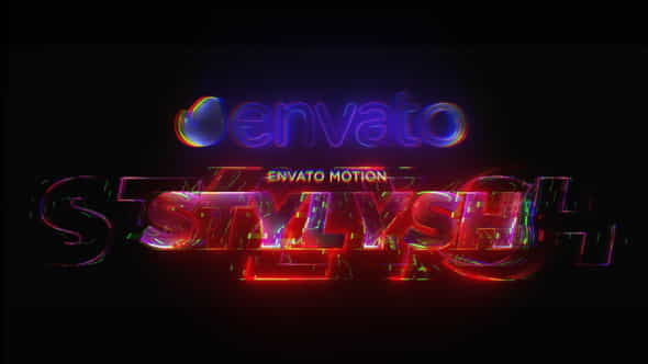 Neon Glitch Logo Reveal - VideoHive 34784273