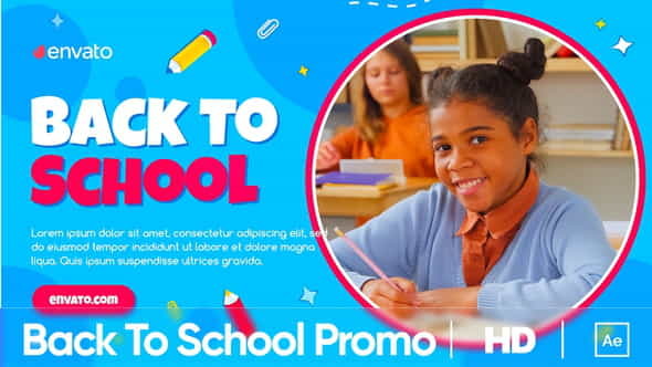 Back To School Promo - VideoHive 36752071