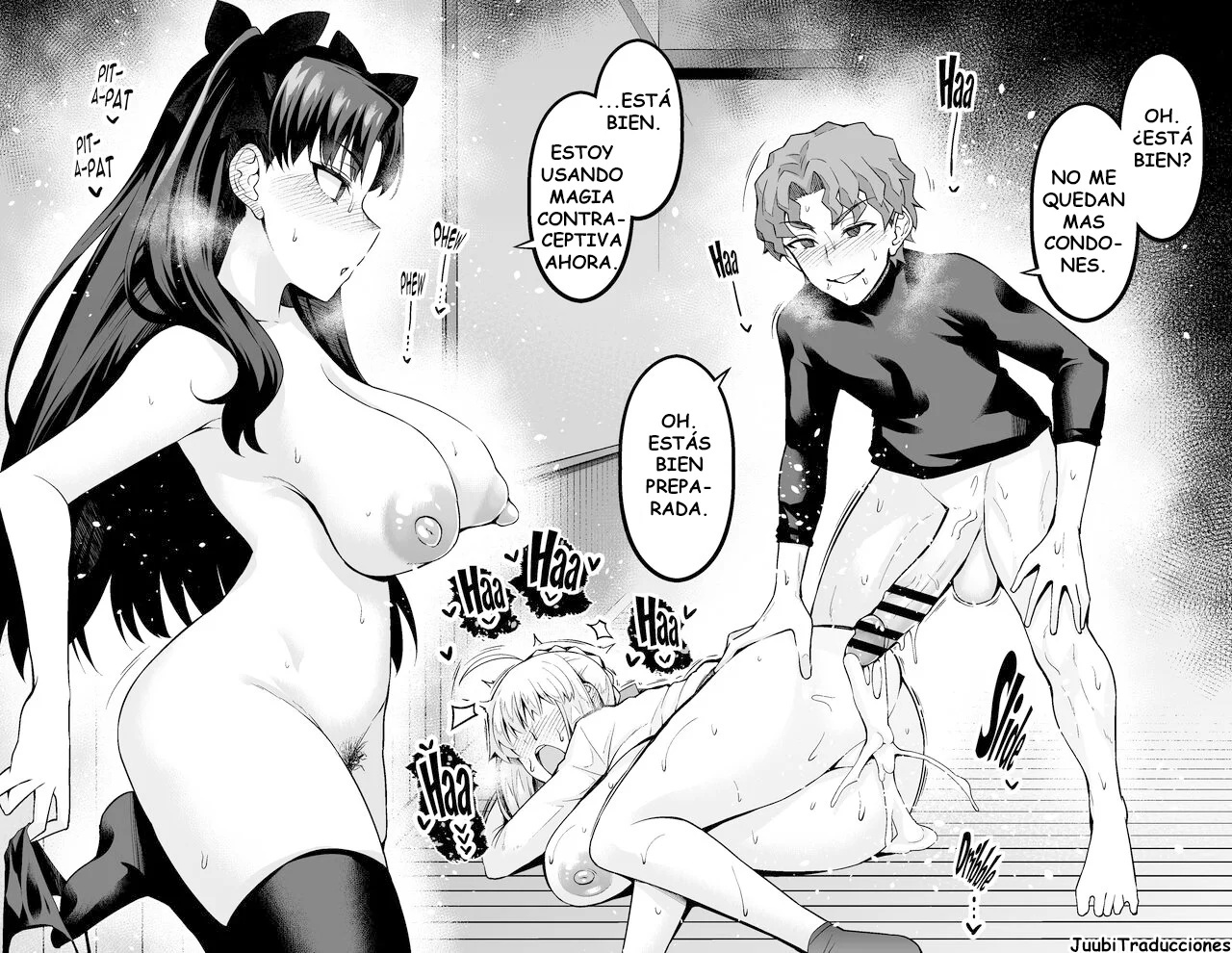 Rin Tohsaka tiene sexo infiel con Shinji parte 2 - 3