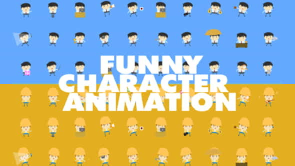 Funny Character Animations - VideoHive 18699894