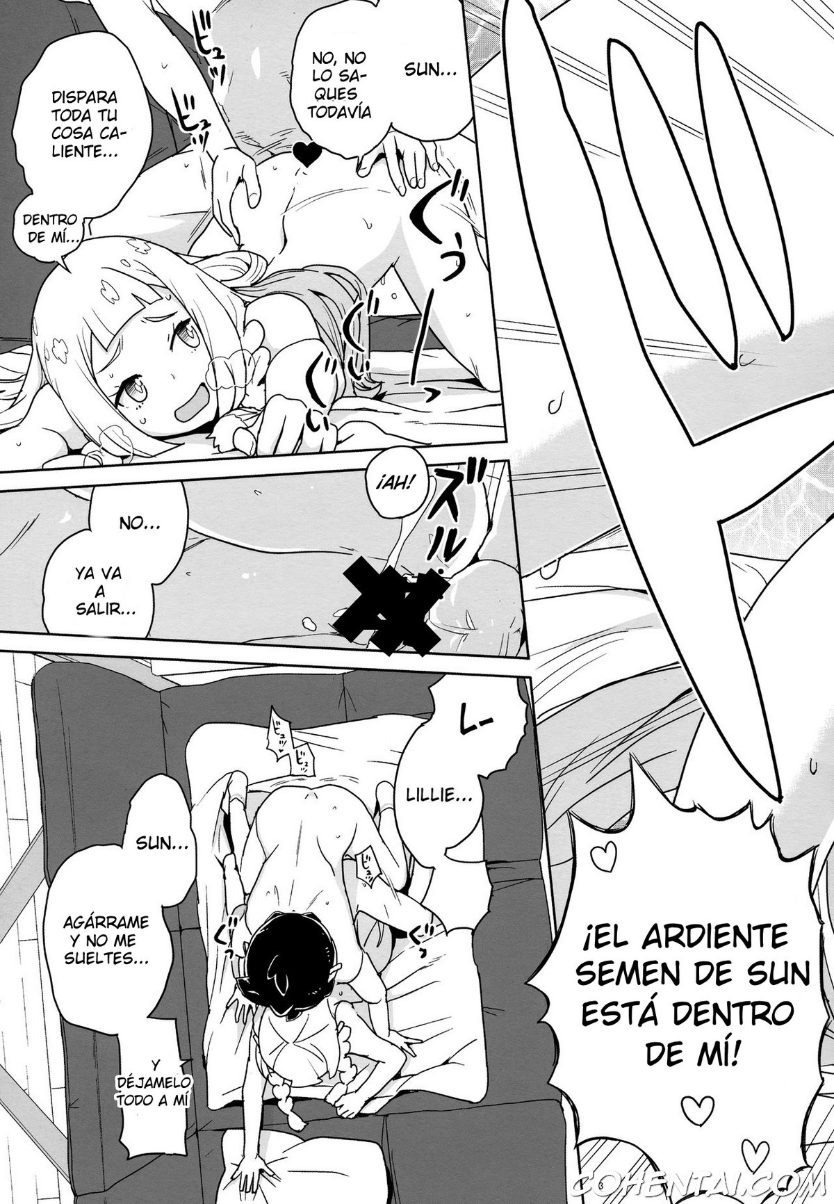 Choushi ni Noruna yo Lillie (Pokémon Sun and Moon) xxx comics manga porno doujin hentai español sexo Elio Lillie Pokémon