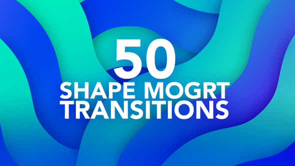 Shape Transitions Mogrt - VideoHive 23856609