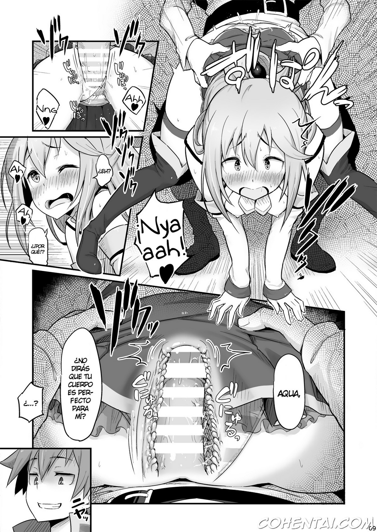 Damegami-sama wa Nomisugi ni Gochuui o! (Kono Subarashii Sekai ni Syukufuku o!) xxx comics manga porno doujin hentai español sexo 