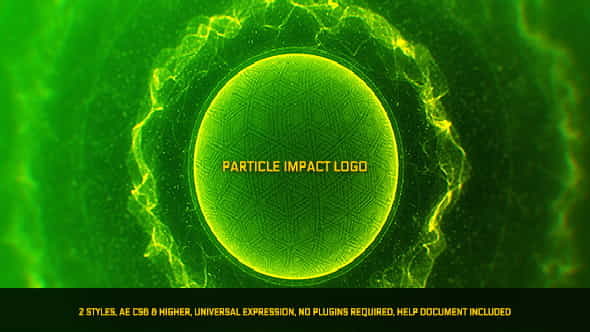 Particle Impact Logo - VideoHive 21495701