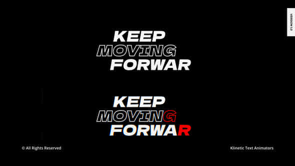 Kinetic Text Animators Ae - VideoHive 55210714