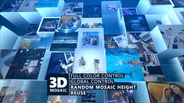 Mosaic Digital Technology - VideoHive 24660912