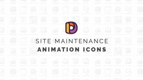 Site maintenance - Animation Icons - VideoHive 34567956