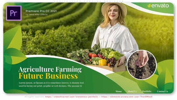 Agriculture Farming Business - VideoHive 36037129