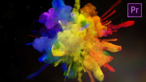 Exploding Colors Logo Reveal - - VideoHive 23198911