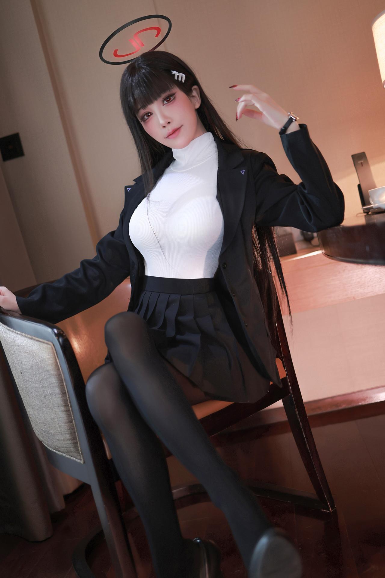 Cosplay 水淼Aqua – 蔚蓝档案调月莉音(2)