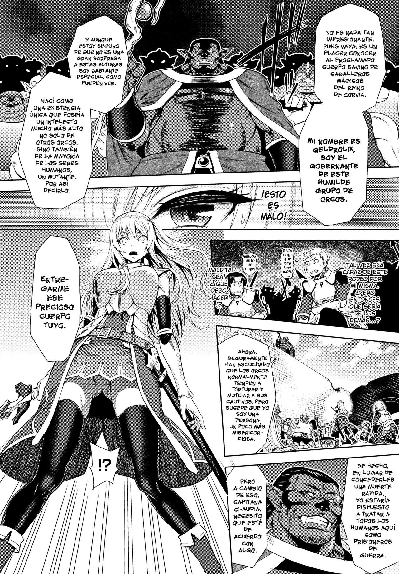 Yamada Gogogo Erona -Orc no Inmon ni Okasareta Onna Kishi no Matsuro- Erona