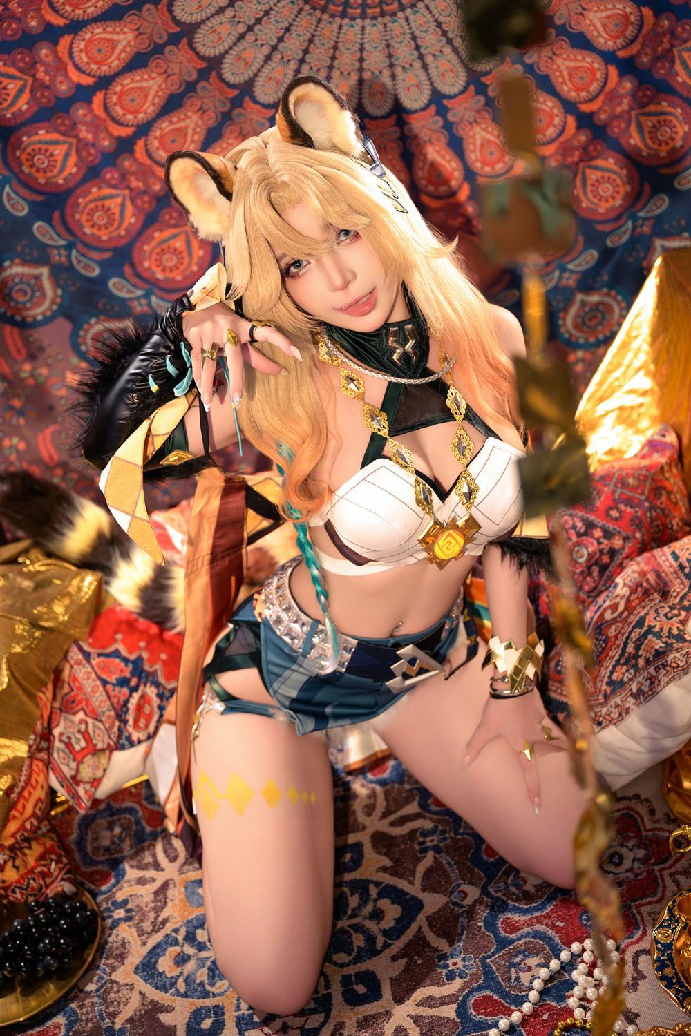 Cosplay Umeko.J – Xilonen Genshin Impact(10)