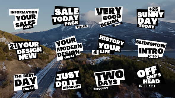 Typography Titles - VideoHive 37989269