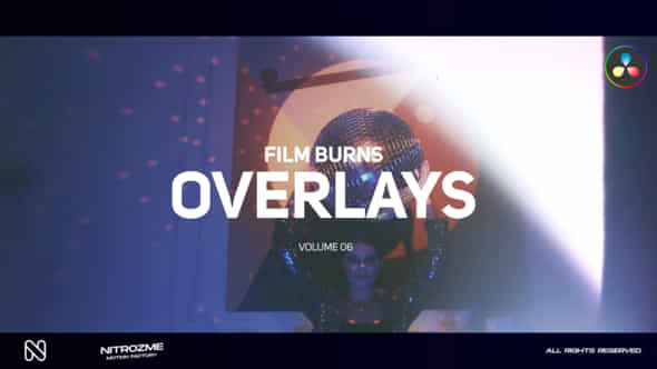 Film Burn Overlays Vol 06 For Davinci Resolve - VideoHive 49437741