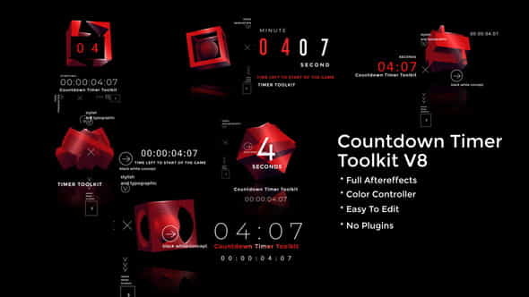 Countdown Timer Toolkit V8 - VideoHive 37414329