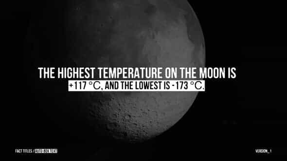 Facts Titles After Effects - VideoHive 55449466