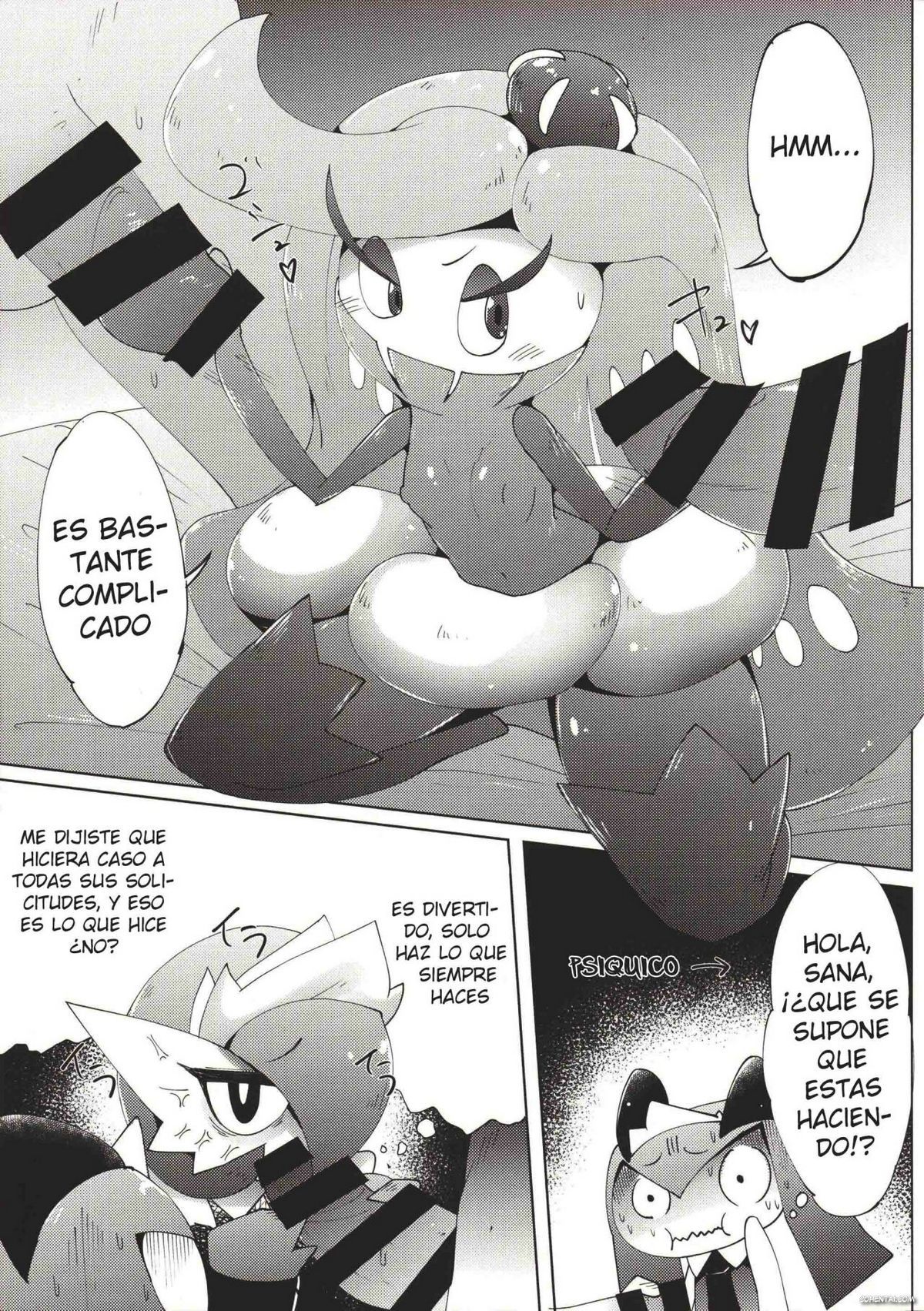 Wagamama ohimesama to jūsha (?)-Tachi (Pokémon) xxx comics manga porno doujin hentai español sexo 