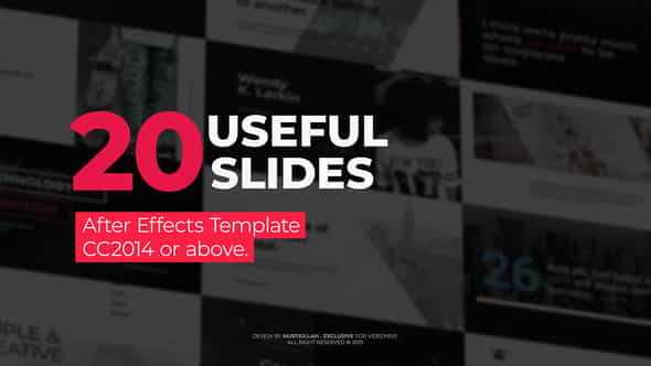 20 Useful Typography Slides - VideoHive 23710054