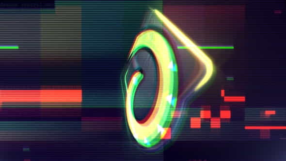 Glitch Neon Logo Reveal - VideoHive 23684084
