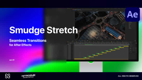 Smudge Stretch Transitions Vol 01 - VideoHive 49968399