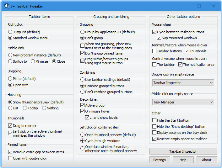 7+ Taskbar Tweaker 5.15.2 Multilingual WCFU6XkF_o